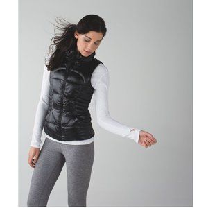 Lululemon Fluffin Awesome Vest / Size 4 / Black Goose Down Run Puffy
